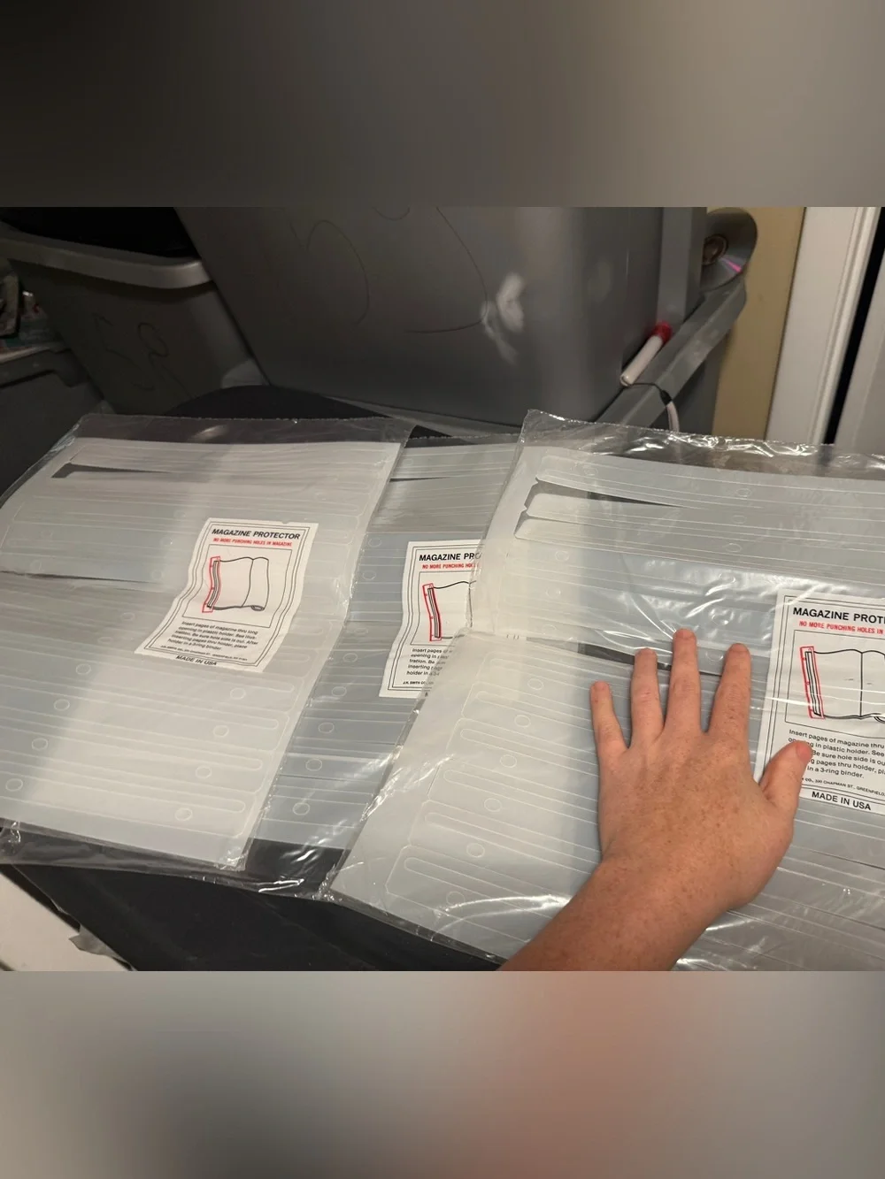 These J.H. Smith Co. magazine protectors are designed to bind magazines